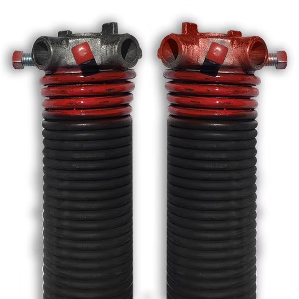 0.225 in Wirex2 in Dx27 in L Torsion Springs Red Left & Right Wound Pair Sectional Garage Doors, Dura-Lift, Mfr#: DLTR227B